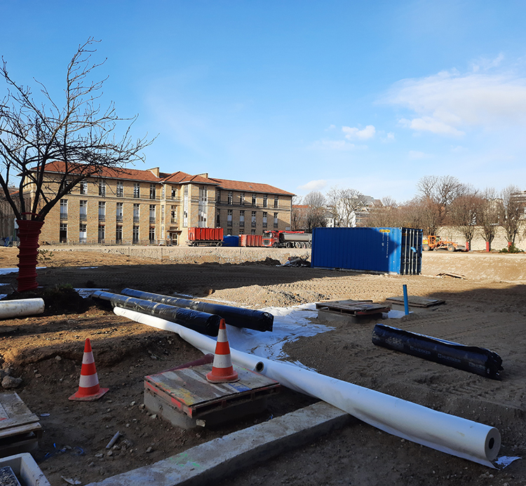 Projet Saint-Vincent-de-Paul / Chantier et bâtiment Pinard